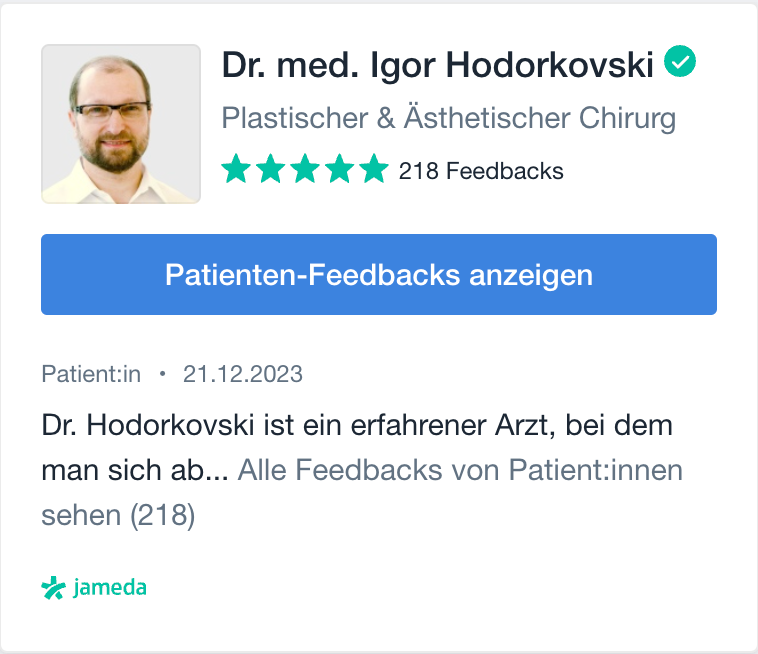 Patientenbewertungen & Erfahrungen zu UNIKAT AESTHETIK Dr. Hodorkovski auf jameda