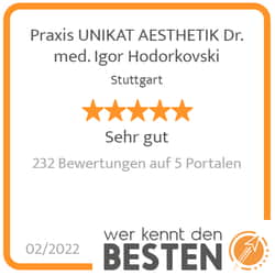 Kundenbewertungen, Erfahrungen zu UNIKAT AESTHETIK Dr. Hodorkovski in Stuttgart